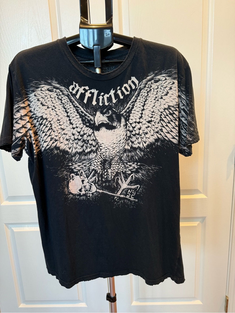 Affliction Bintage Men's Black Graphic Eagle Tee XL💀